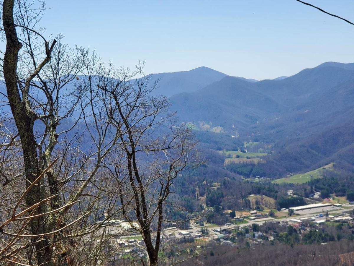 Treehouse Cathedral In Blue Ridge Mountains, Nc Villa Burnsville Exteriör bild