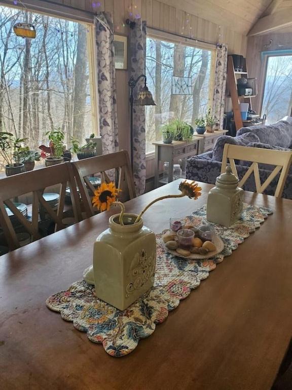 Treehouse Cathedral In Blue Ridge Mountains, Nc Villa Burnsville Exteriör bild