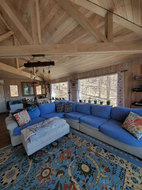 Treehouse Cathedral In Blue Ridge Mountains, Nc Villa Burnsville Exteriör bild